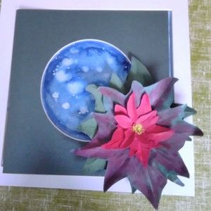 Lynne. Poinsettia, Remember, watercolour. 12.20.jpg